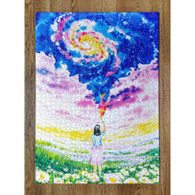 Load image into Gallery viewer, How to Paint a Watercolor Universe 1000-Piece Puzzle - MC-0002