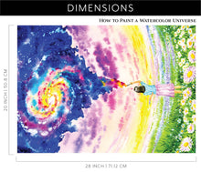 Load image into Gallery viewer, How to Paint a Watercolor Universe 1000-Piece Puzzle - MC-0002