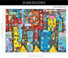 Load image into Gallery viewer, Anti-Hate City Scape 1000-Piece Jigsaw Puzzle - DS-0007