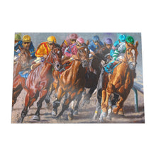 Load image into Gallery viewer, Into the First Turn Horse Racing 1000-Piece Jigsaw Puzzle - DS-0008