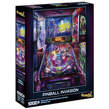 Load image into Gallery viewer, Pinball Invasion, 1000-Piece 60's Nostalgia Puzzle - GA-0004