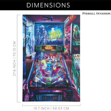 Load image into Gallery viewer, Pinball Invasion, 1000-Piece 60's Nostalgia Puzzle - GA-0004