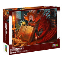 Load image into Gallery viewer, Book Wyrms Jigsaw Puzzle - MC-0009
