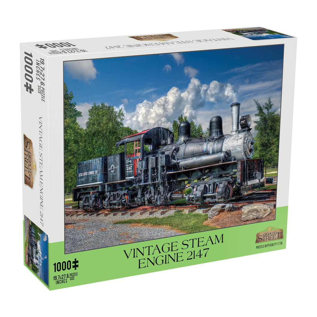 Vintage Steam Engine 1000-Piece Jigsaw Puzzle - DS-0003