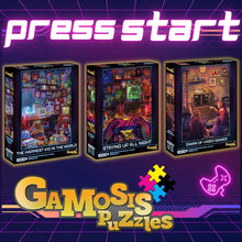 Load image into Gallery viewer, Staying Up All Night Puzzle 1000-Piece 80&#39;s Nostalgia Puzzle - GA-0001
