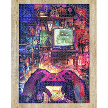 Load image into Gallery viewer, Staying Up All Night Puzzle 1000-Piece 80&#39;s Nostalgia Puzzle - GA-0001
