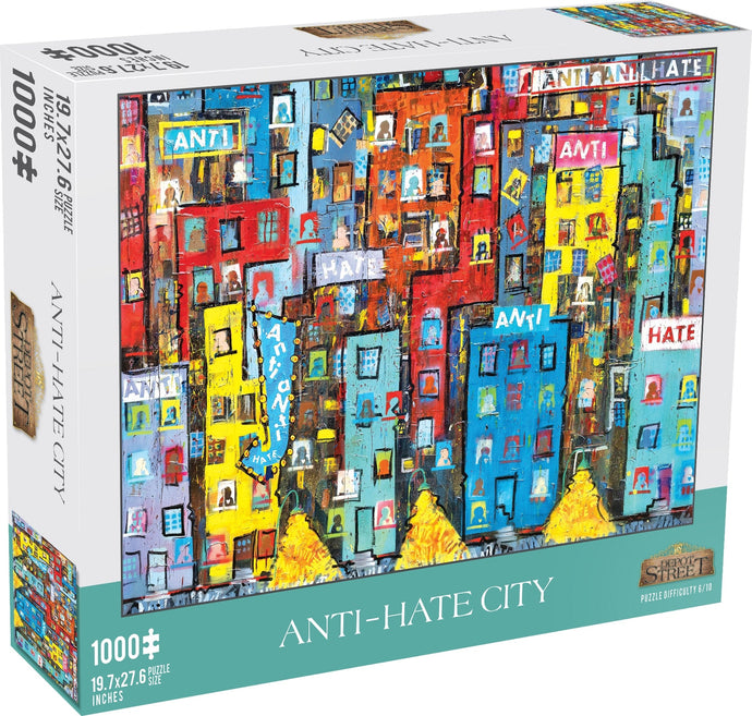 Anti-Hate City Scape 1000-Piece Jigsaw Puzzle - DS-0007