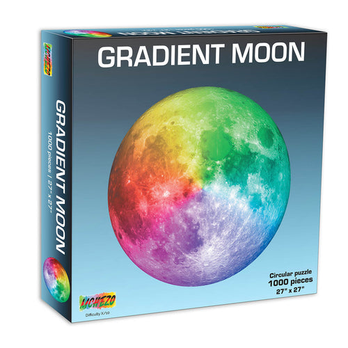 Gradient Moon Round 1000-Piece Puzzle - MC-0004