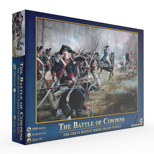 Battle of Cowpens 1,000 Piece Puzzle, Revolutionary War Battle Scene - BC-0001