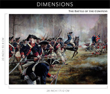 Load image into Gallery viewer, Battle of Cowpens 1,000 Piece Puzzle, Revolutionary War Battle Scene - BC-0001
